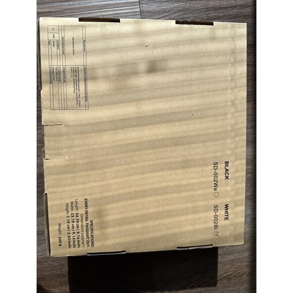 SAMDI Wooden Stand White Birch Wood Notebook Holder for MacBook, Laptop, Tablet - Picture 10 of 10